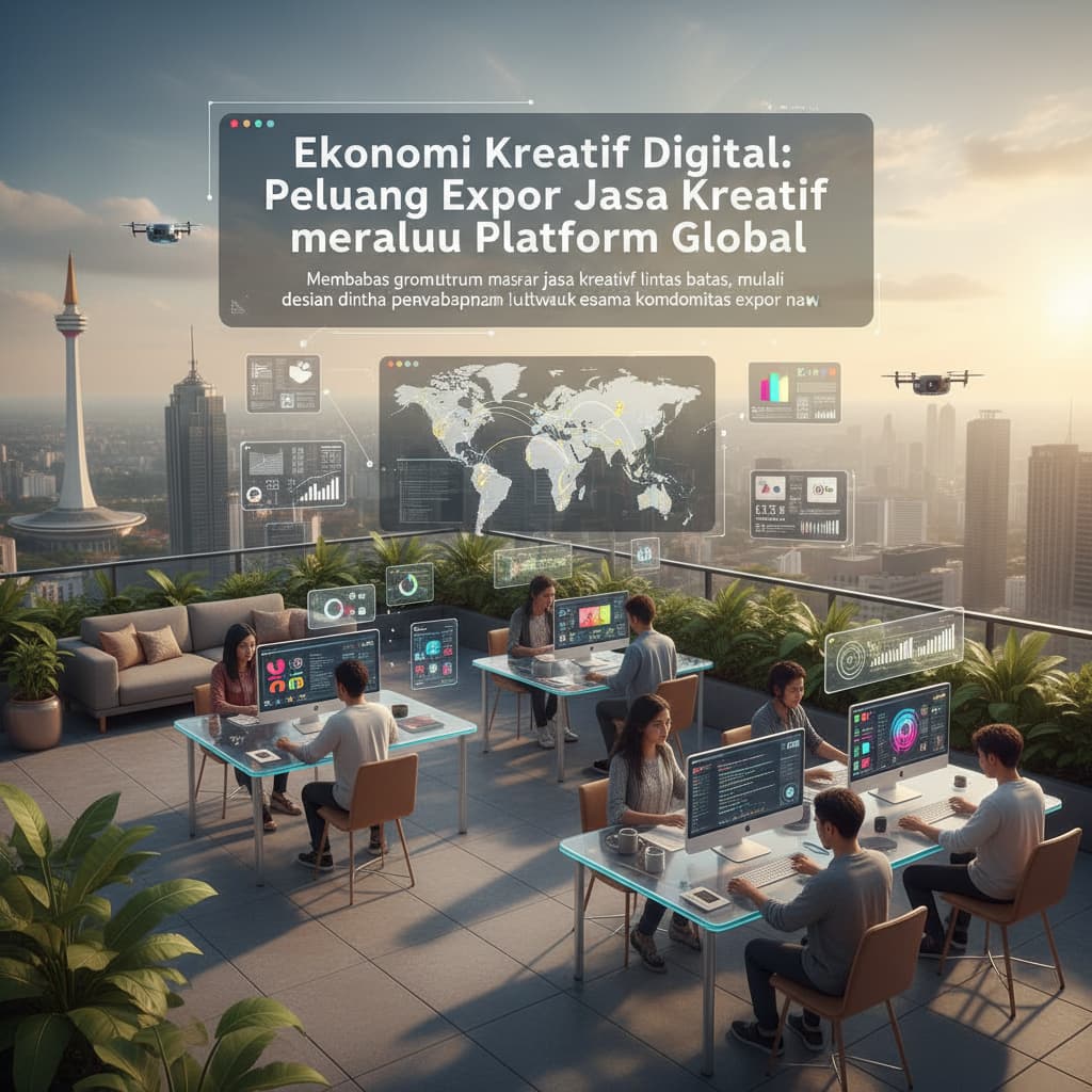 Ekonomi Kreatif Digital: Peluang Ekspor Jasa Kreatif melalui Platform Global